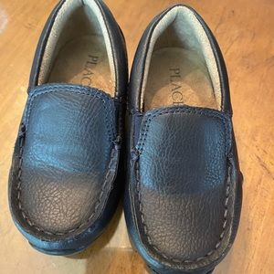 Toddler boys leather loafer